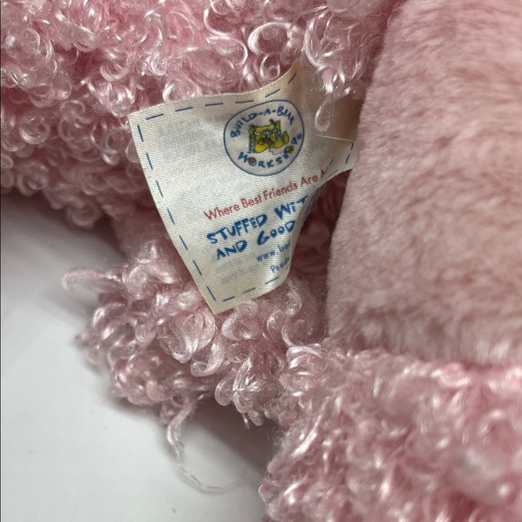 Retiered Build A Bear Pink Plush Poodle Dog - Picture 6 of 7